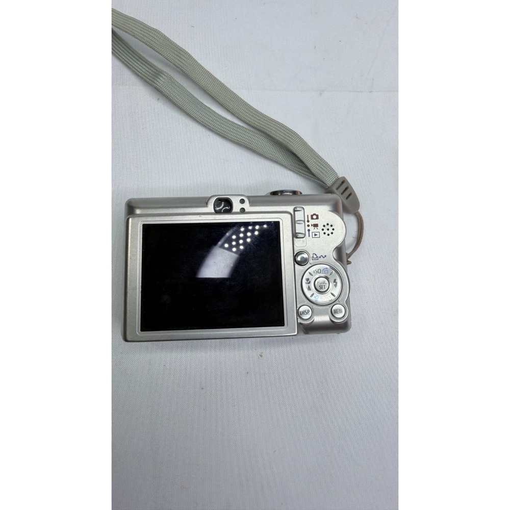 Canon PowerShot SD450 Digital ELPH 5.0MP Silver Camera AS-IS Parts/Repair - Picture 2 of 5